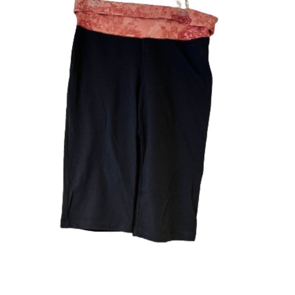 Danskin Dark Gray & Peach Banded Athletic Pants - Medium - Picture 2 of 5